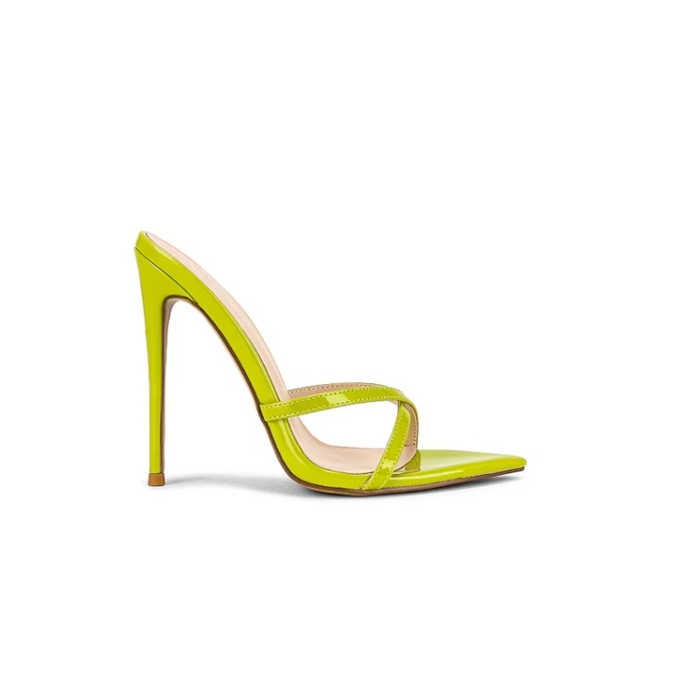 Donatella Mule in Lime